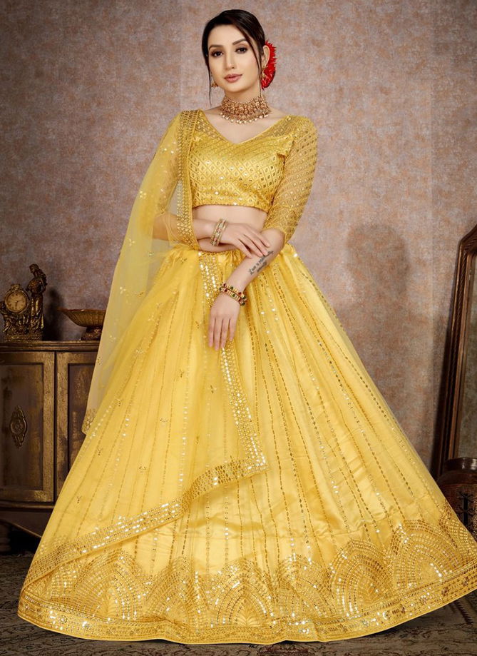 Rama Razi Party Wear Heavy Net Wholesale Lehenga Choli Collection 